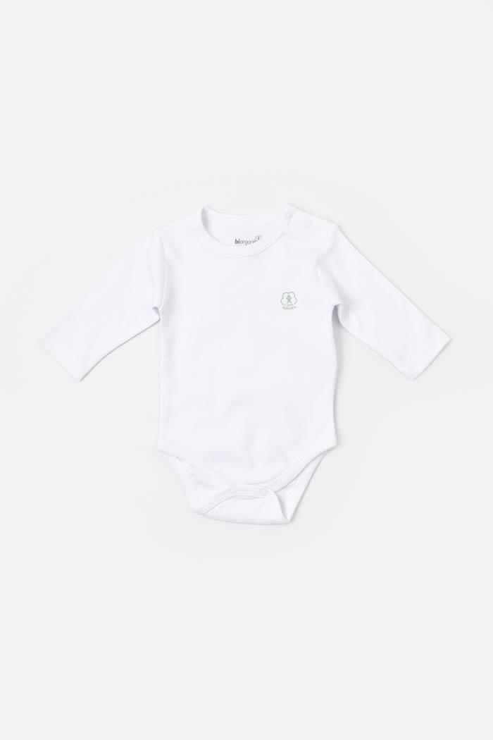 BiOrganic Bebi bodi BiOrganic dugi rukav,bijeli,86cm.