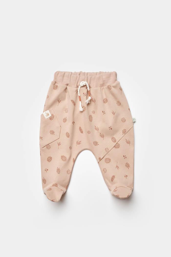 BiOrganic Bebi pantalone sa stopicama BiOrganic,kafene,62cm.