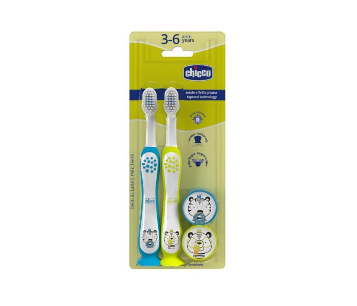 Četkica za zube panda plavo-žuta 2/1 3-6 god