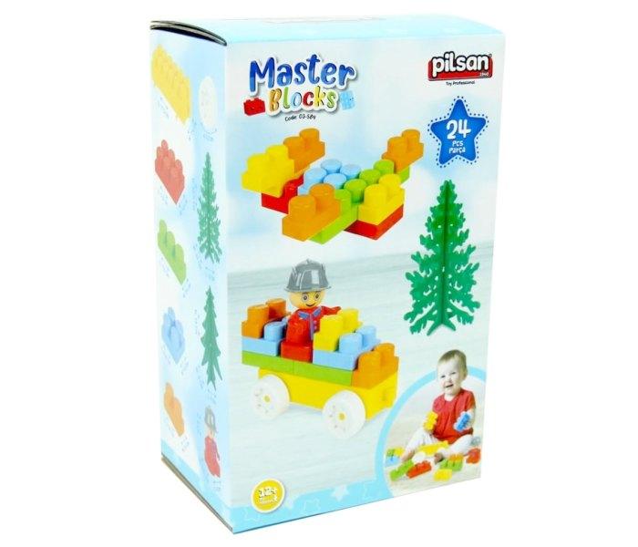 Pilsan Igračka Pilsan, kutija sa kockama 24kom.