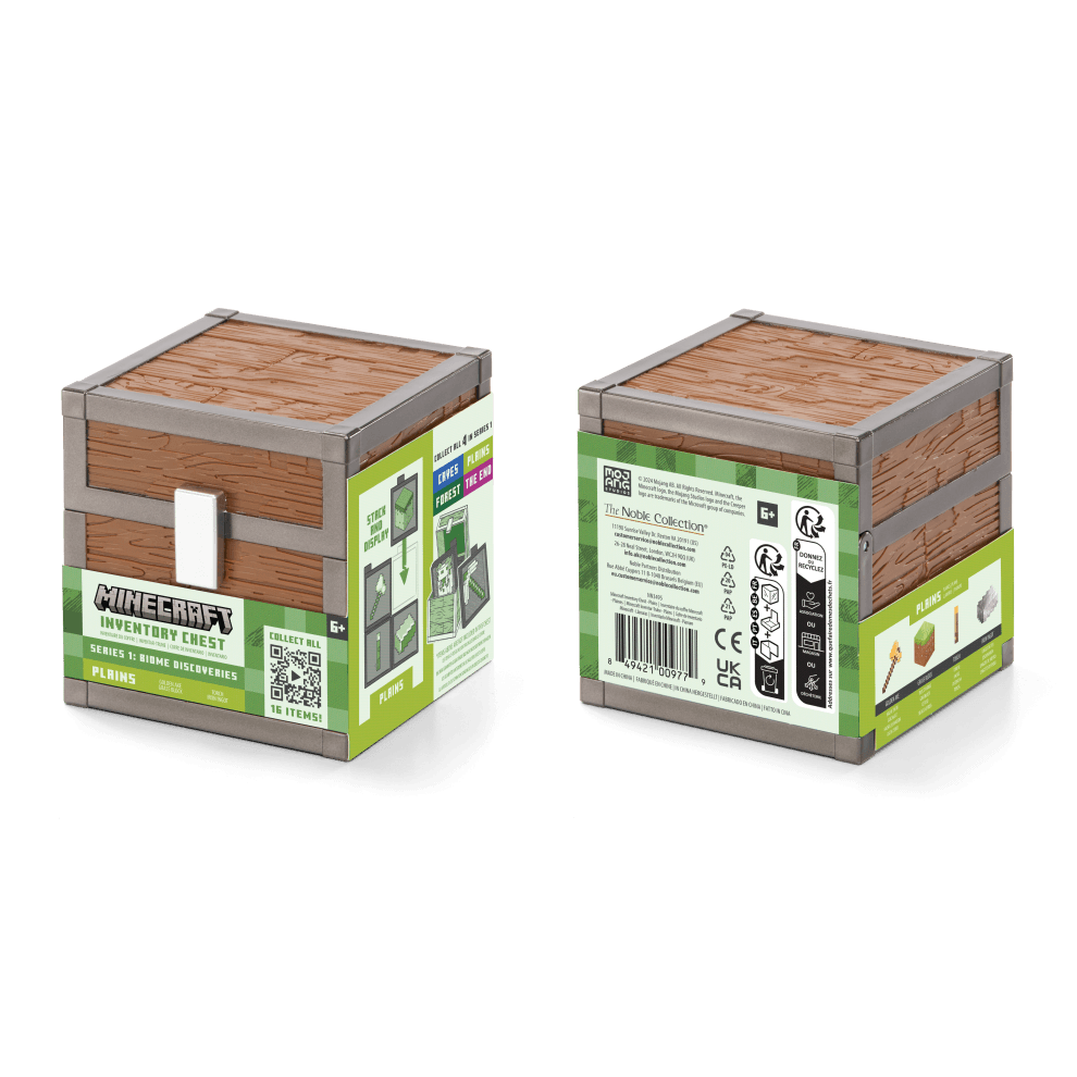 Action Figure Minecraft Inventory Chest - Plains