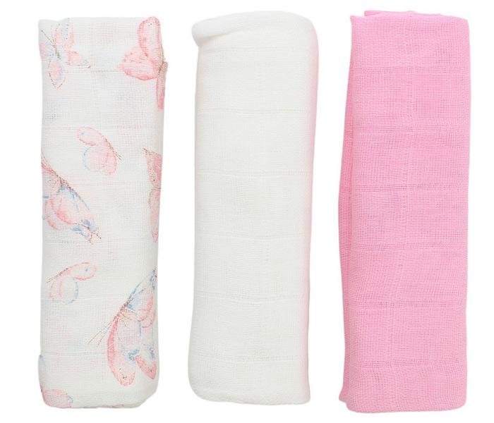 Kidzz tetra pelene roze 3kom. 80x80cm.