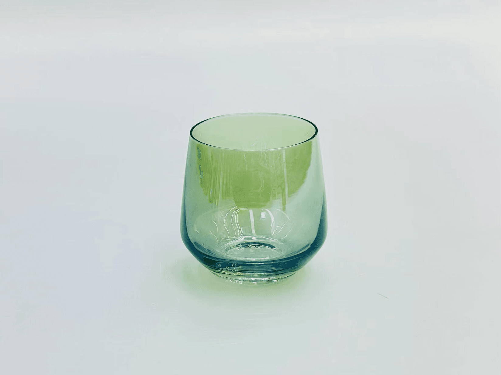 Čaše -zelene 6/1, 360ml 9*7.4*5.4cm  CB03-12