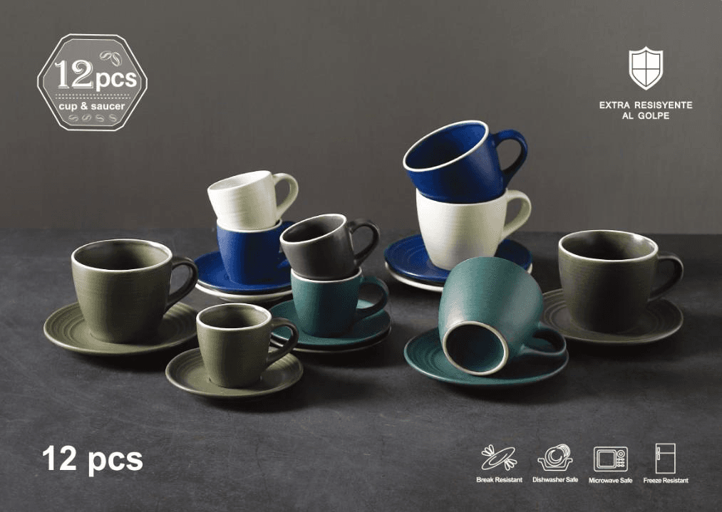 Šolja za kafu 6/1, 220 ml tanjir: 14 cm STB16-2