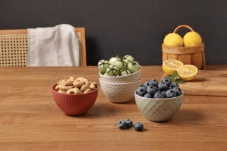 SET OD TRI ČINIJE  10*10*6cm  EA01-3