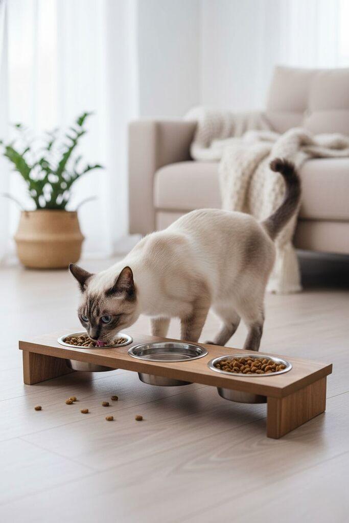 Zdjela za hranu za kućne ljubimce Paws & Whiskers, šarena