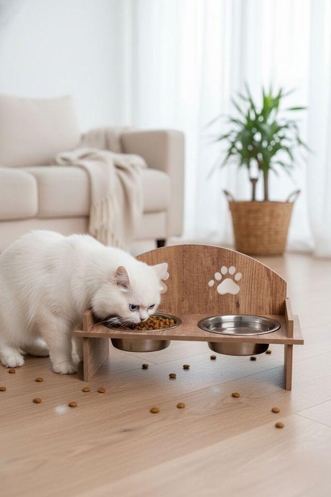 Zdjela za hranu za kućne ljubimce Paws & Whiskers, šarena