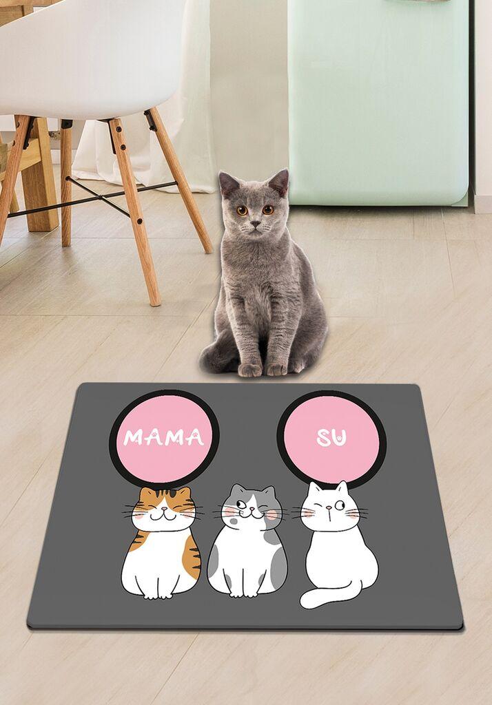 Conceptum Hypnose Cat prostirka Yummy, 40x60, siva