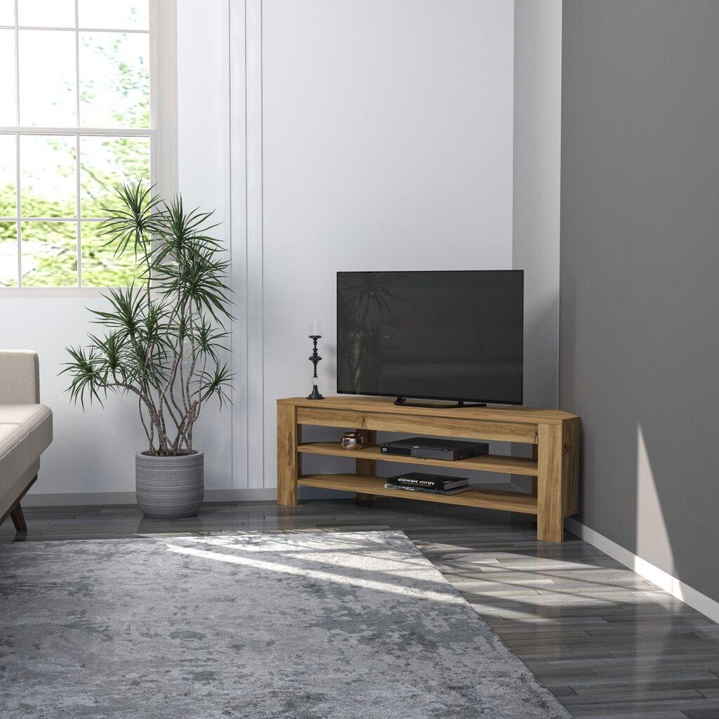 Hanah Home TV ormarić za ugao, 120x40x30 cm, Hrast