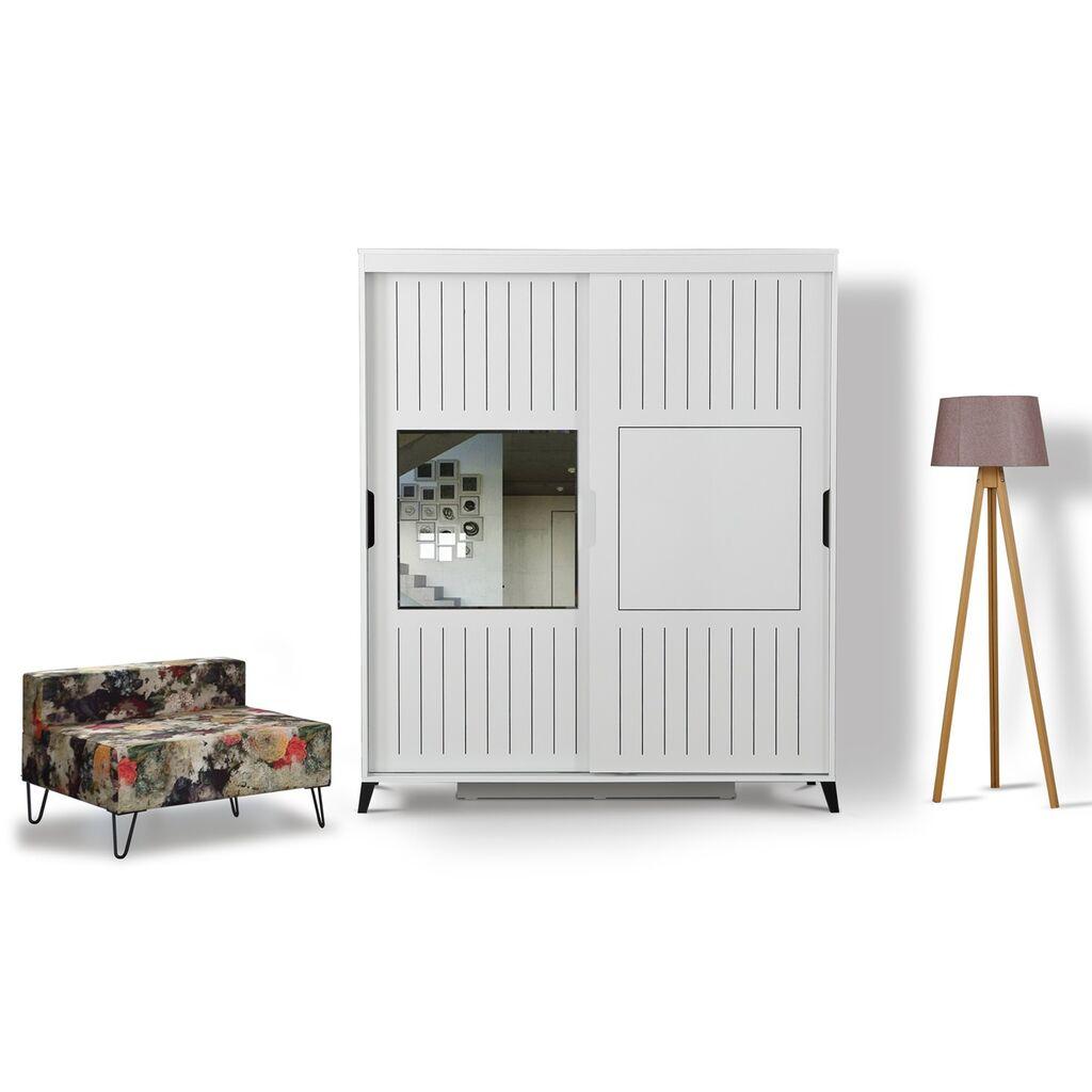 Hanah Home Garderober Pasific Home Fuga 170, 170x216x60 cm, Bijela