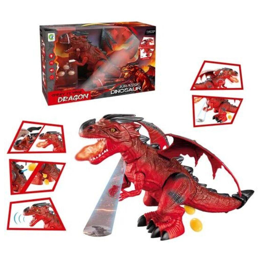 Robot-Dinosaurus Crveni Sa Zvukom I Svetlima 7-895404