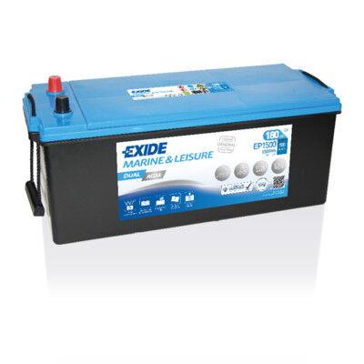 Exide 12V/180Ah+L  MARINE Dual AGM_(900A)