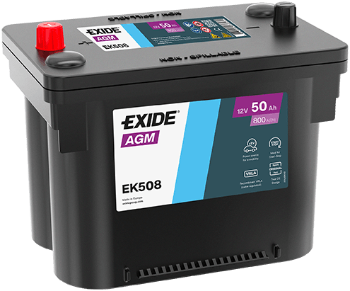 Exide 12V/50Ah+L  AGM (800A)-B7