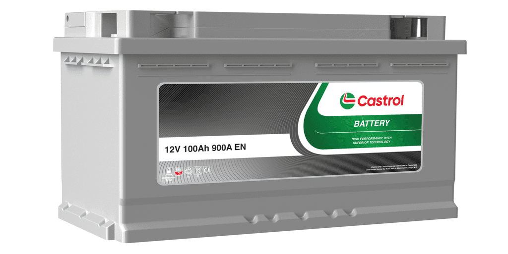 Toplo 12V/100Ah+D CASTROL SLI-DIN (900A) L05
