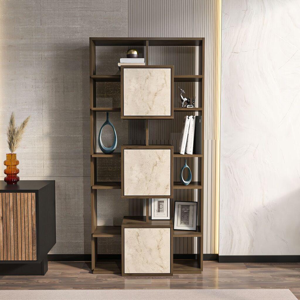 Hanah Home Bookshelf Monaco, 85x176x20 cm, Boja oraha