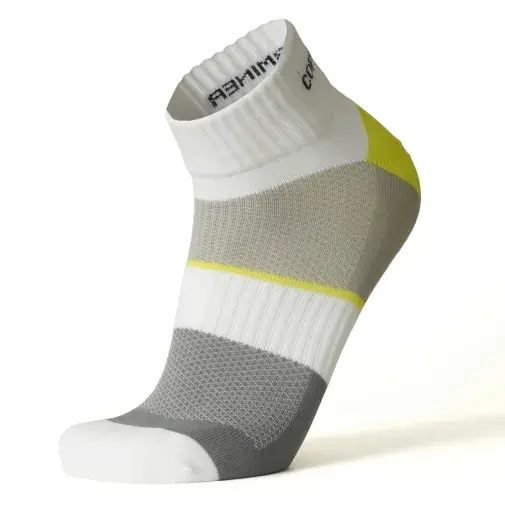 Čarape Copperminer za trčanje, bijelo-sive
