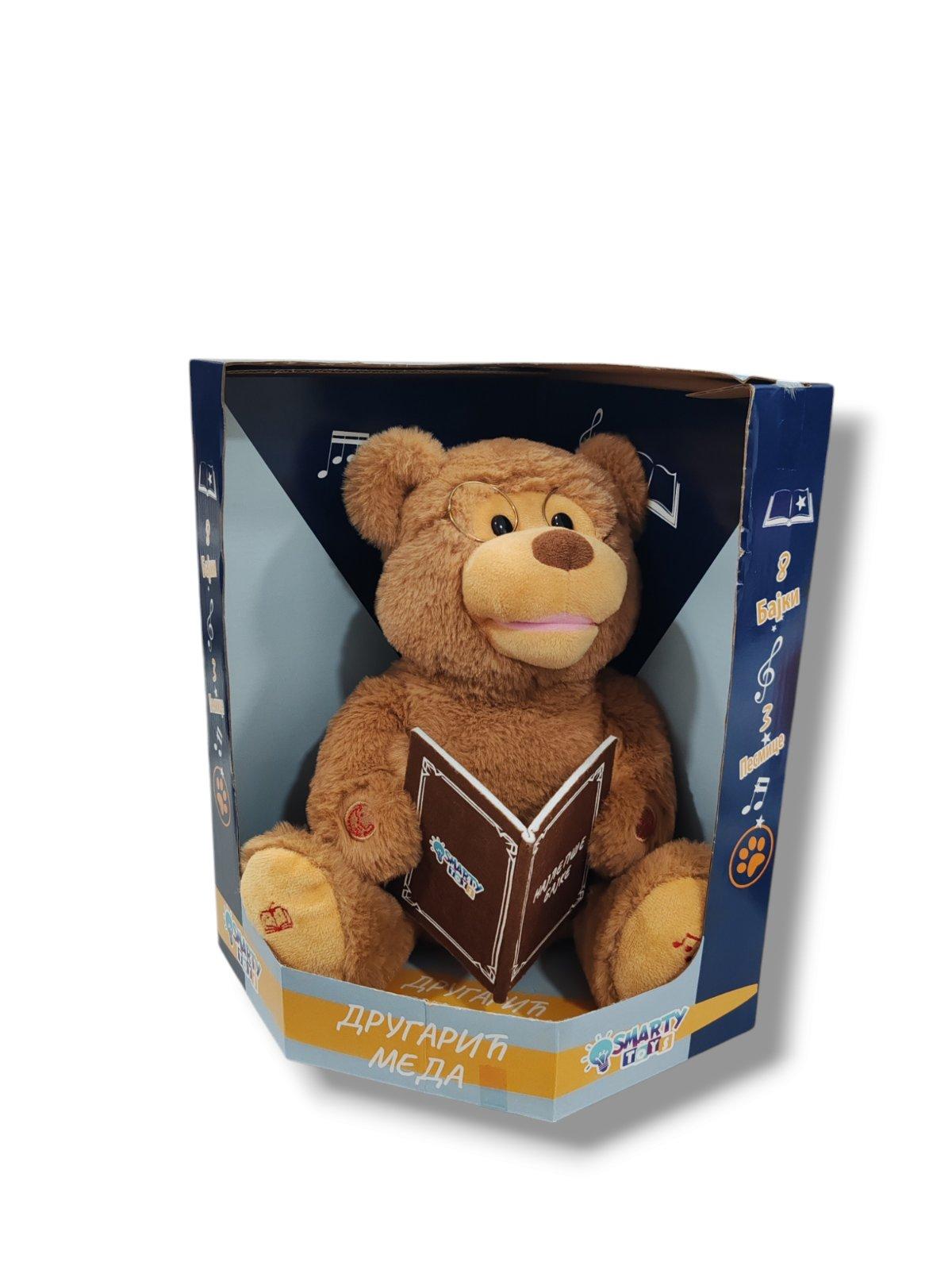 SMARTY TOYS Plišali medo, Braon
