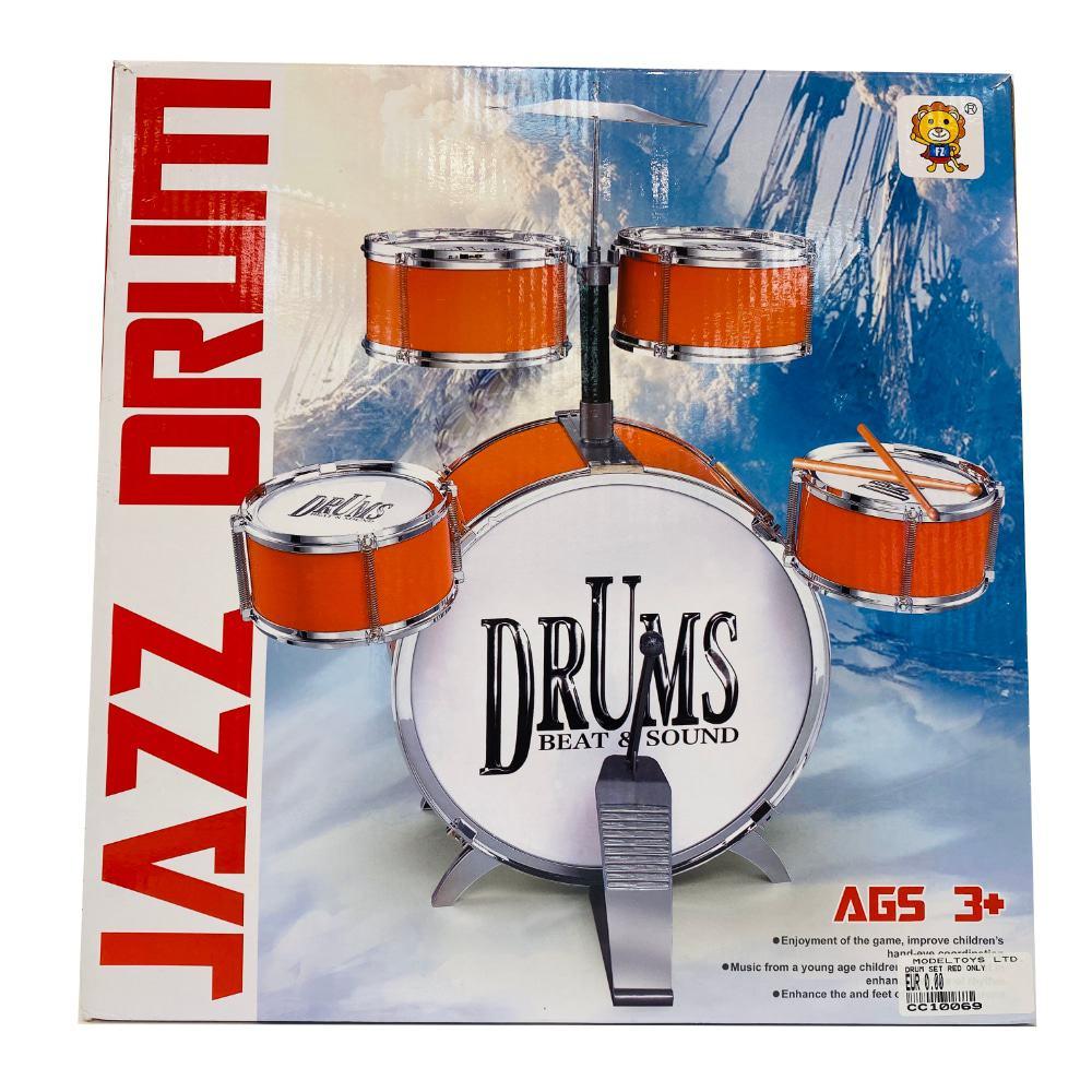 Muzička igračka bubnjevi sa stolicom FZ-5006, Crveni