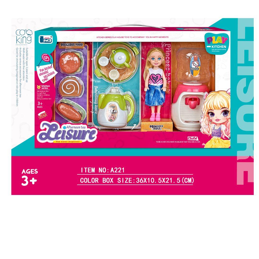 Set lutke i aparat za kuvanje čaja KW535059, Šareni