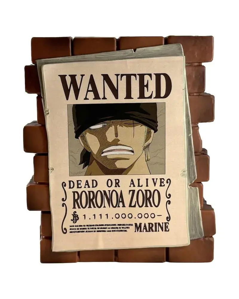 Plastoy Kasica za novac One Piece Zoro Wanted