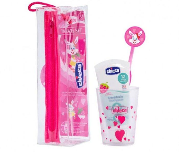 Chicco Set Za Oralnu Higijenu Rozi