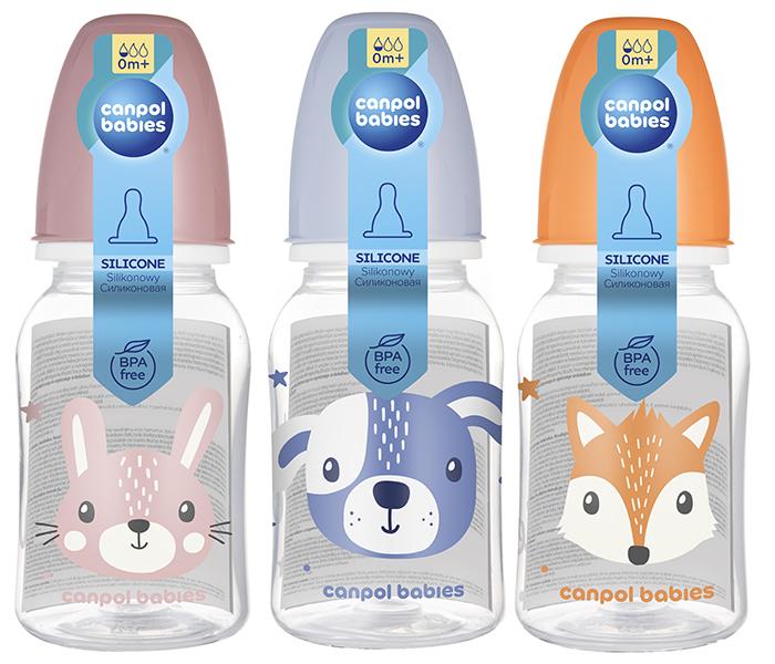Canpol Flašica 120Ml,3Mj+,Kolekcija Cheerful Animals