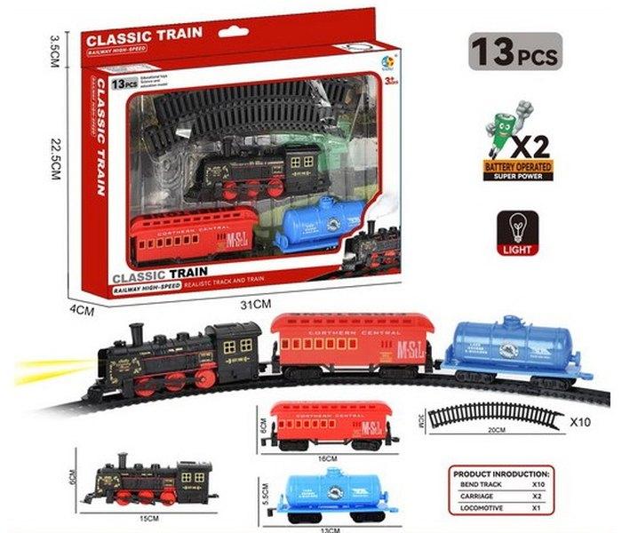 Igračka voz sa vagonima i svijetlom