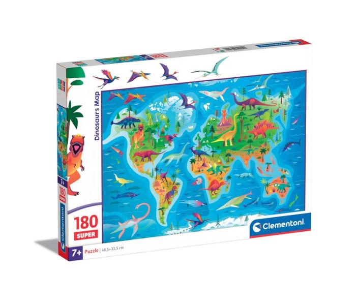 Clementoni Igračka Clementoni puzle 180 kom. Dinosaurus mapa