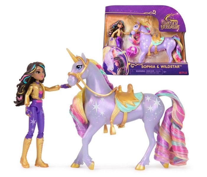 Igračka Unicorn Academy mini  lutka i konjić set