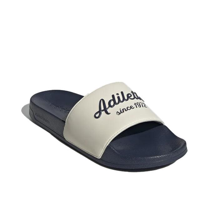 Adidas papuče Adilette za tuširanje, bijelo-teget