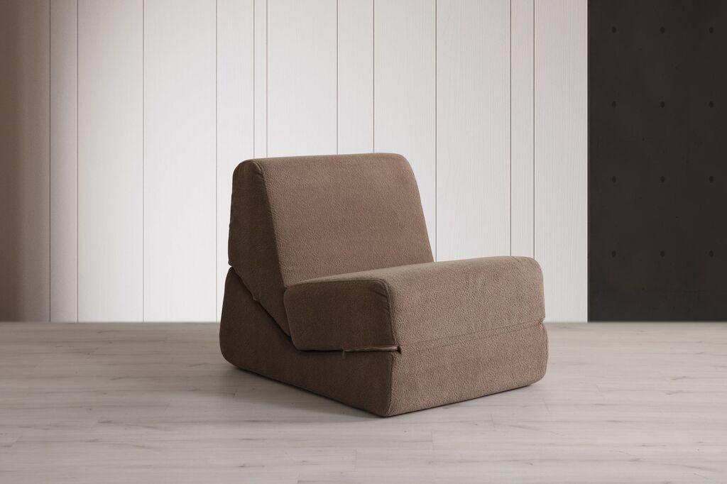 Atelier del Sofa Sklopiva fotelja Origami, 100x70x70cm, Smeđa