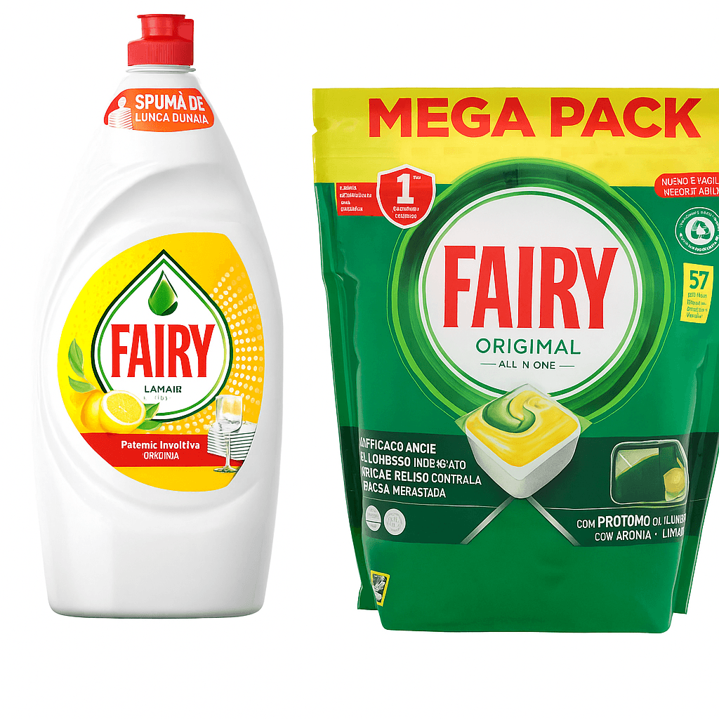 Fairy Set: Fairy Deterdžent 900Ml + 57 Kapsula