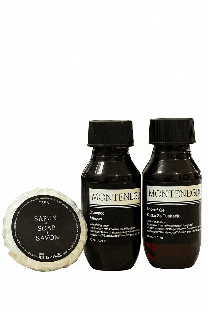 Montenegro Black  Šampon/Kupka/Sapun x 100kom