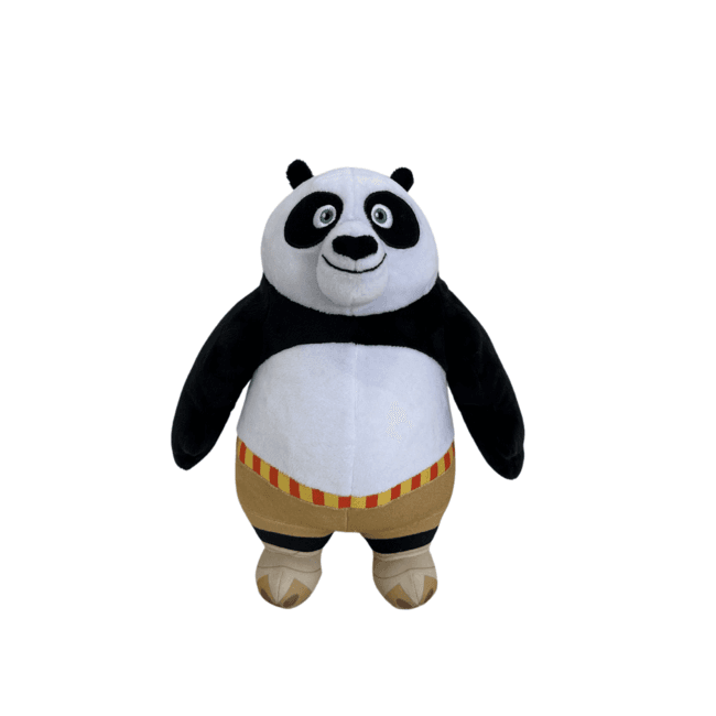 Univerzalna plišana igračka Kung Fu Panda crno-bijela 30 cm