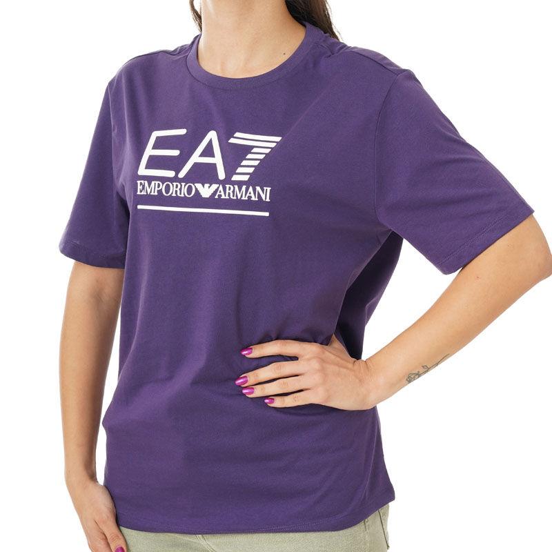 Ea7 Emporio Armani Majica Train Visibility W Tee Ss Za Žene, Ljubičasta