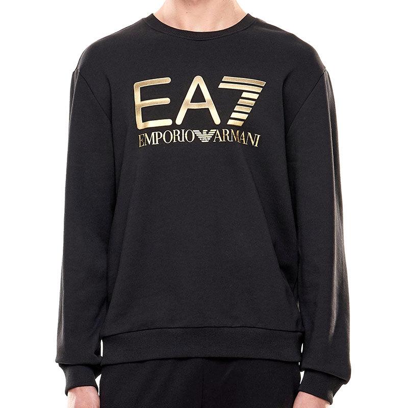 Ea7 Emporio Armani Duks Train Logo Series M T-Top Cn Big Logo Za Muškarce, Crni