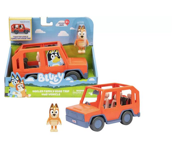 Bluey Igračka Bluey s11 heeler  family road trip