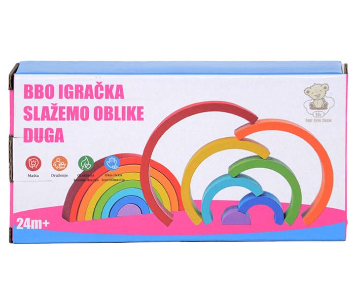 BBO BBO Igračka slažemo oblike duga