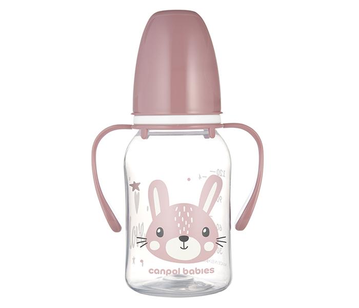 Canpol Babies Flašica Canpol Babies sa drškom 120ml. cute animals pink