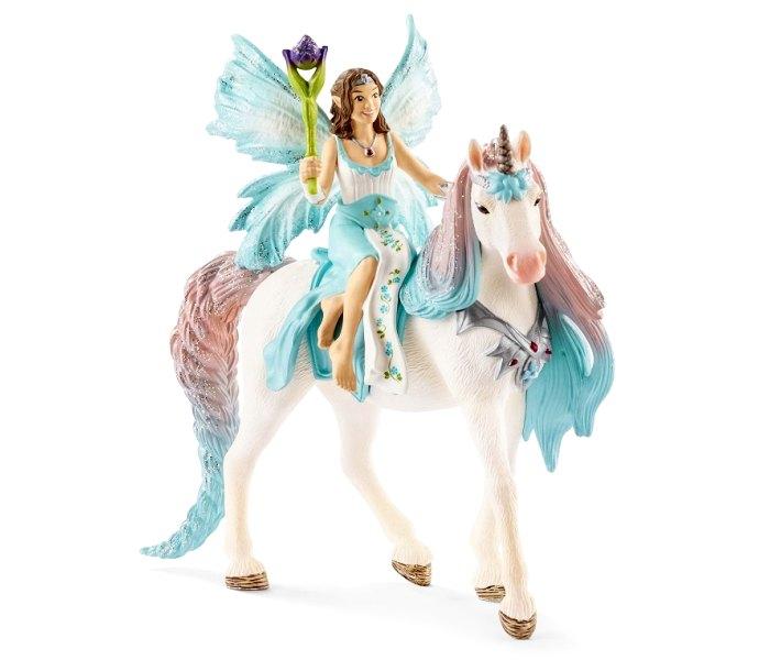 Schleich Igračka Schleich vila Eyela sa kraljevskim jednorogom