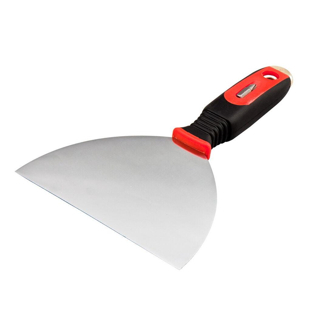 BEOROL Spatula Inox gumena ručka sa umetkom 150mm crno-crvena