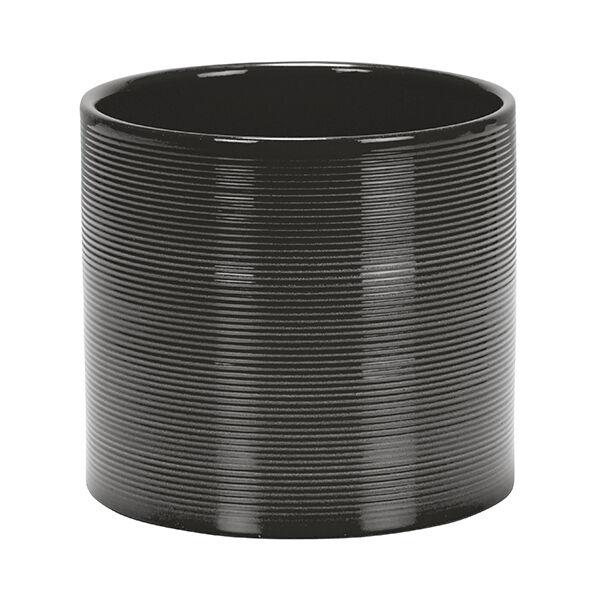 Saksija Glass Grey 828/10, Crna