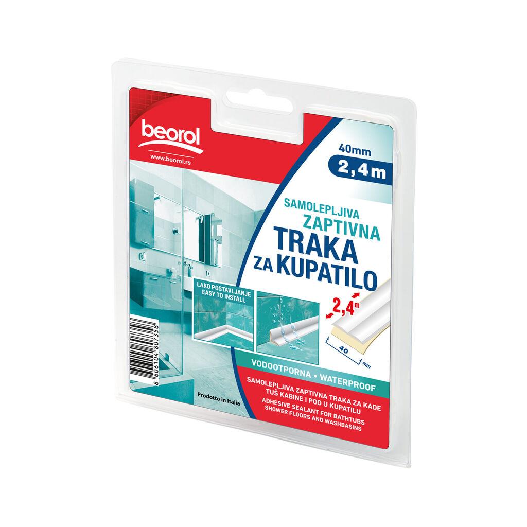 BEOROL Samoljepljiva zaptivna traka za kupatilo 40mm x 2.4m