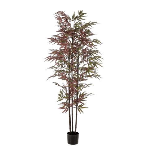 Vještačko cvijeće Bamboo Green/Burgundy, 180cm