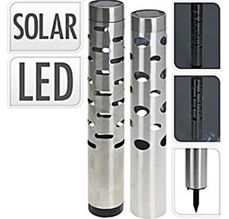 Progarden Lampa Solarna Led Baštenska Inox 43.5Cm