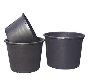 Saksija Plastična 100/90X72Cm Crna 350Lit Container