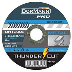 Bormann Rezna Ploca Za Metal 355X2.5Mm Thunder-Cut Bht2006