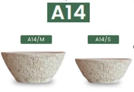 Baufixit Saksija Fiberstone Mozaik W85Xh34Cm29Kg A14M-85-34