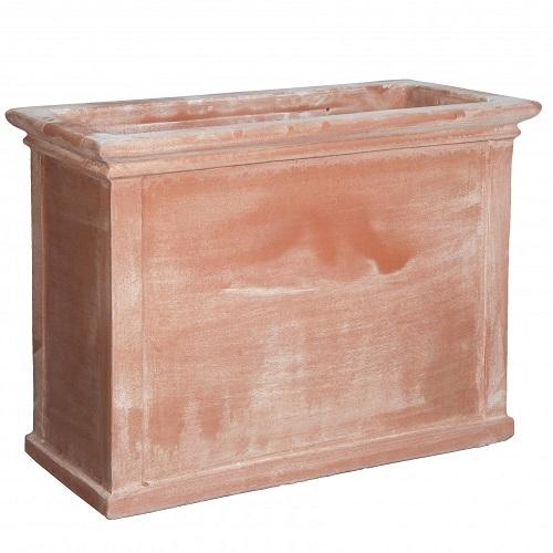 Žardinjera terakota L80xW40xH60cm Cassetta Alta Liscia 80