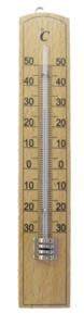 MAURER Termometar zidni drv. jasen 30X180mm